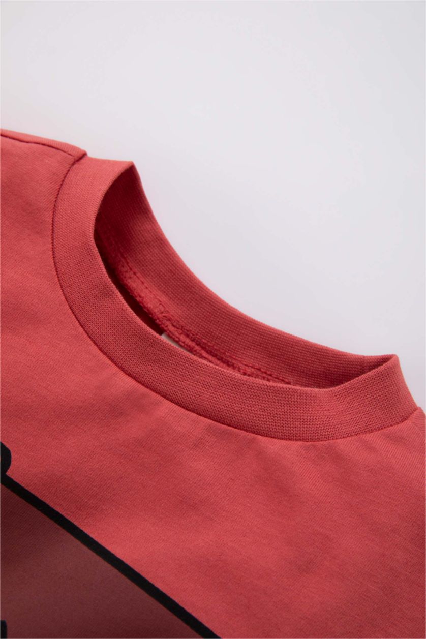 BABY BOY Tile Baby Boy Animal Pattern Short Sleeve T-Shirt