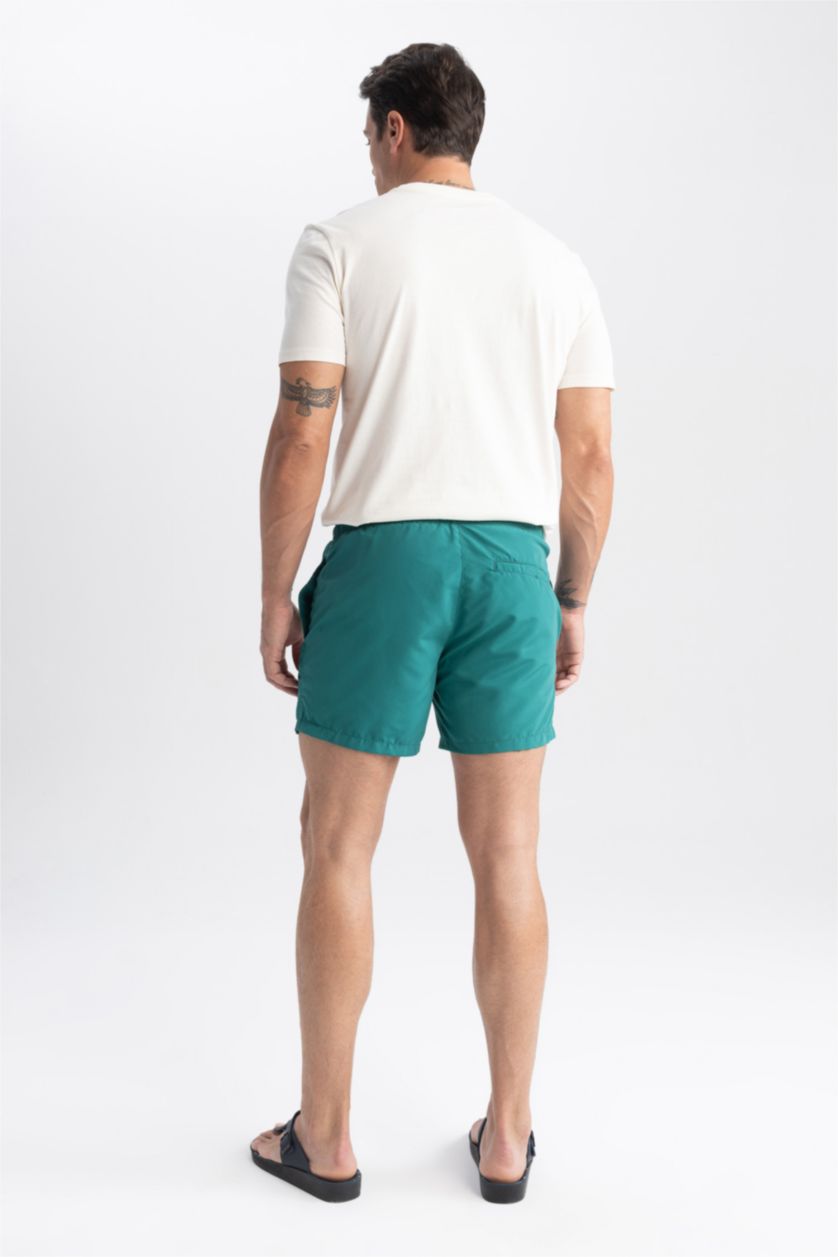 HOMME Vert Short de Bain imprimé à Courte Longueur