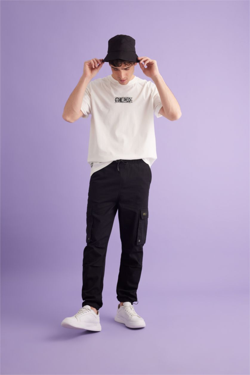 MAN Ecru Comfort Fit Short Sleeve T-Shirt