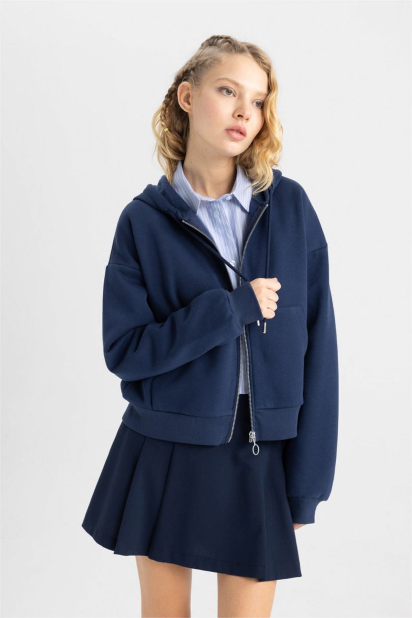 WOMAN NAVY Standard Fit Cardigan