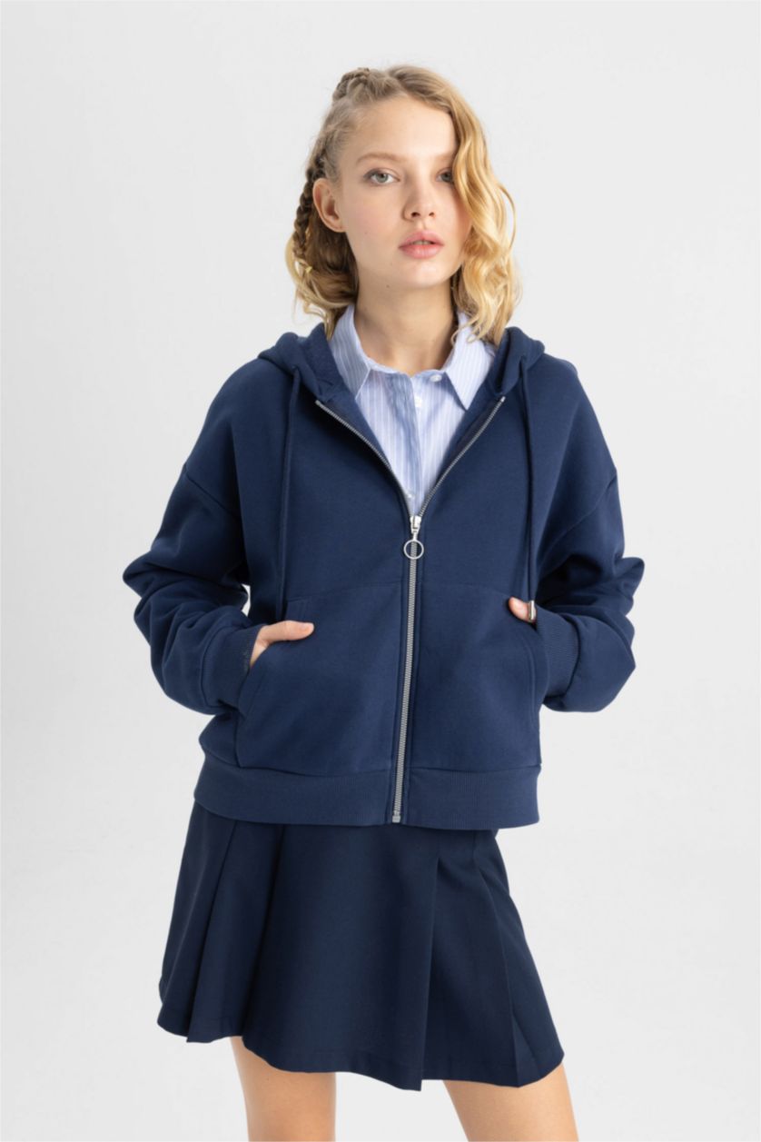 WOMAN NAVY Standard Fit Cardigan