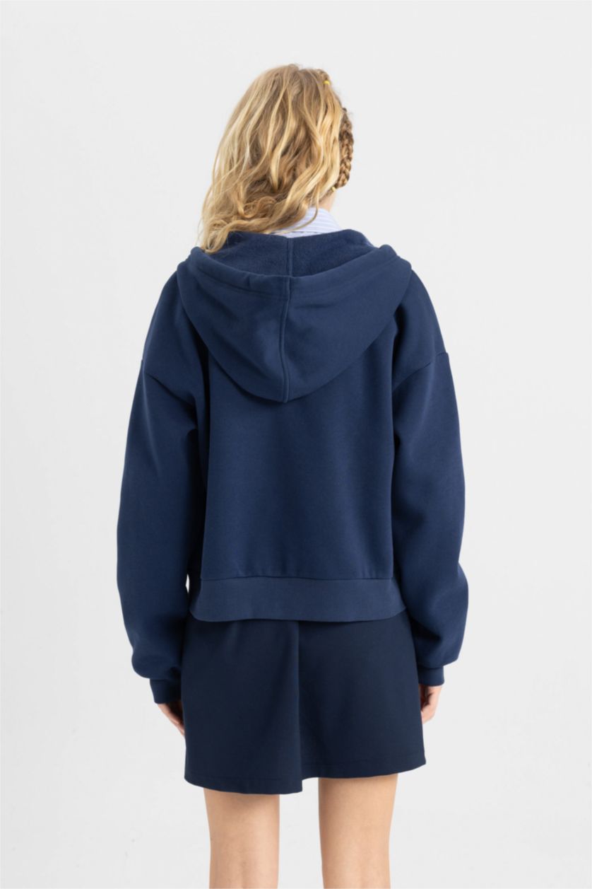 WOMAN NAVY Standard Fit Cardigan