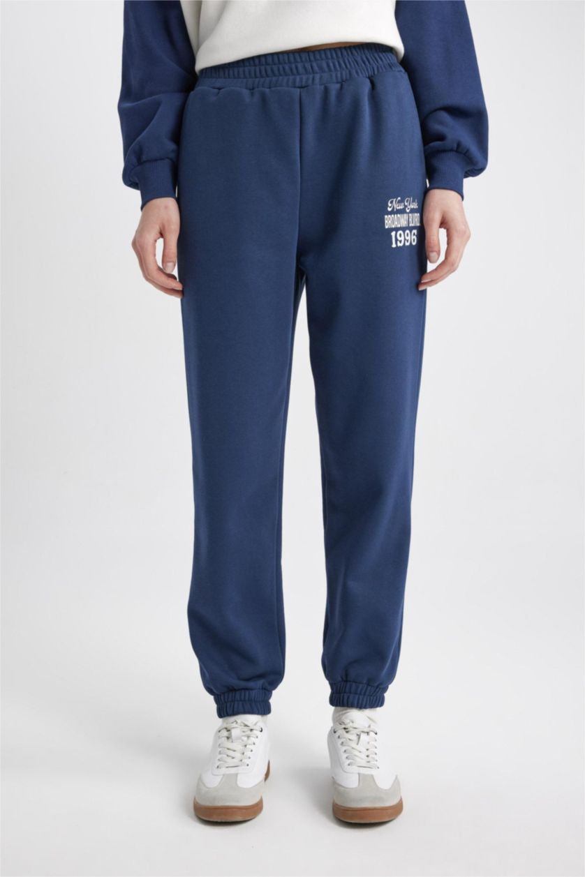 WOMAN NAVY jogger Trousers