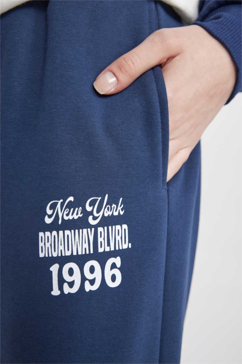 WOMAN NAVY jogger Trousers