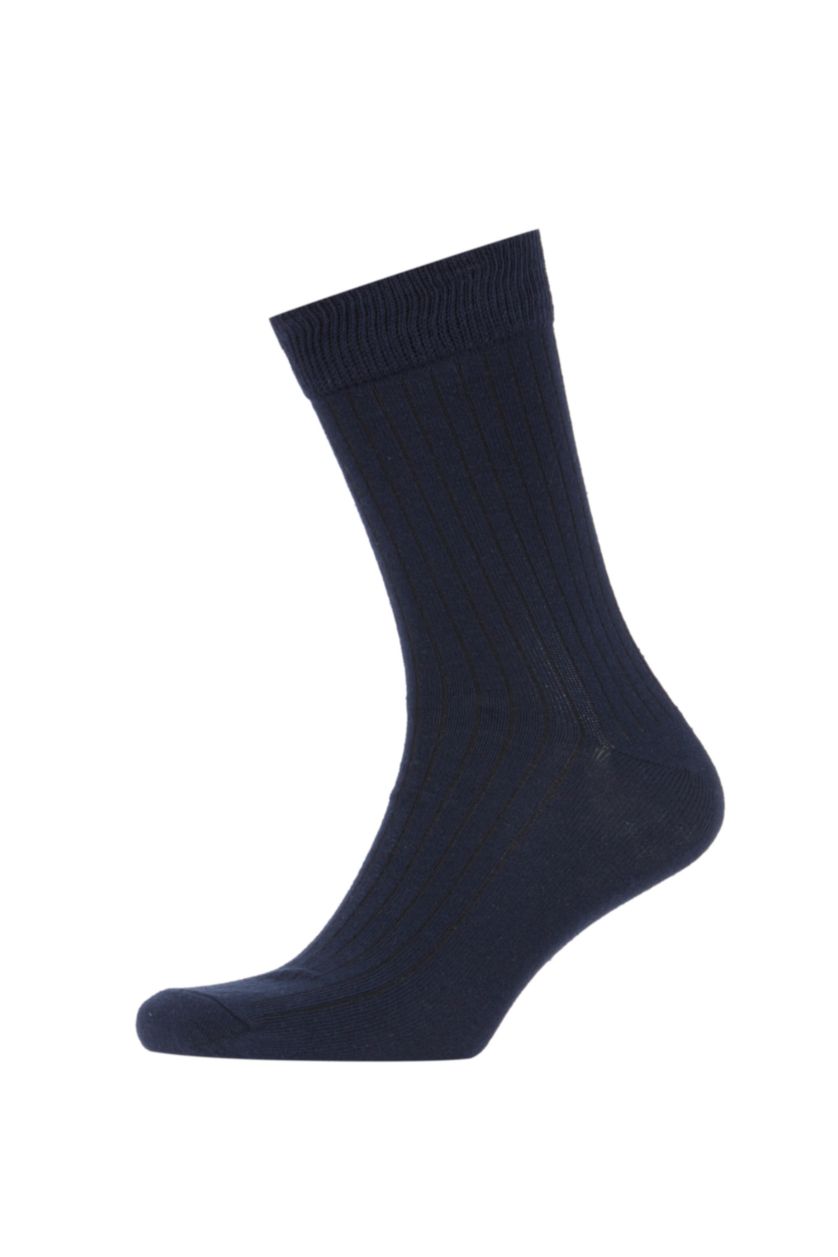 MAN NAVY Men 3 Pack Cotton Long Socks
