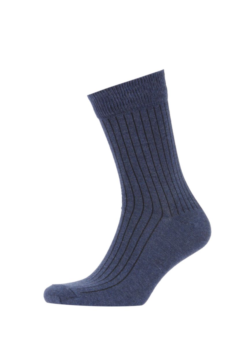 MAN NAVY Men 3 Pack Cotton Long Socks