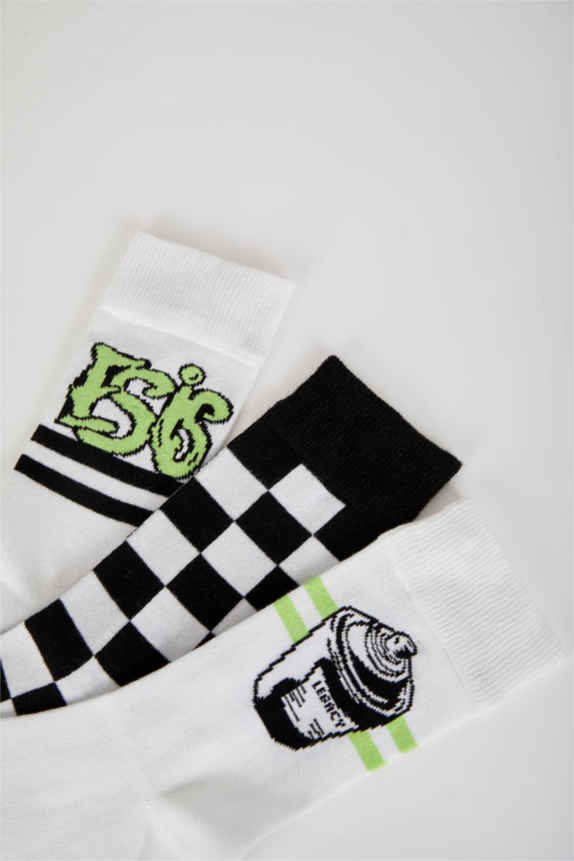 MAN Karma Men 3 Pack Cotton Long Socks