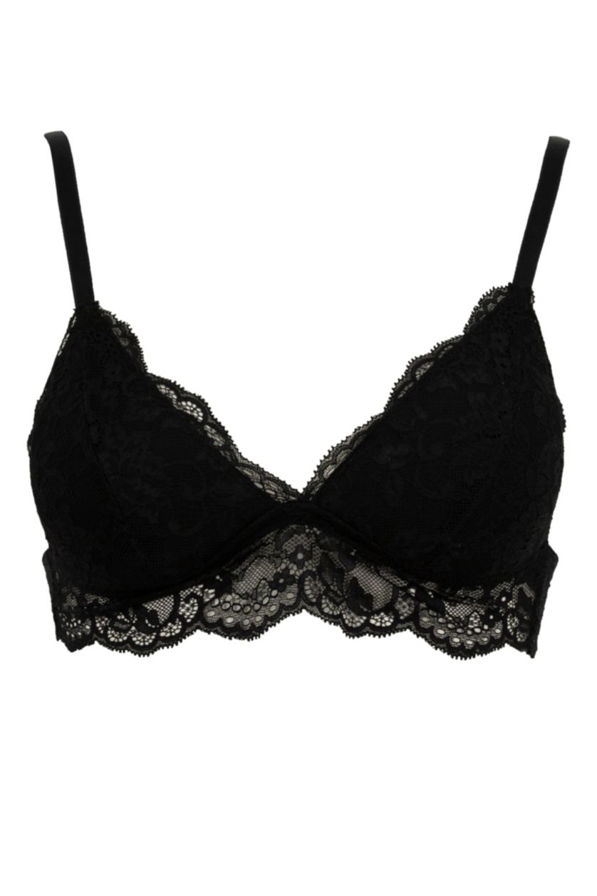 WOMAN Black Fall in Love Full Lace With Pad Bra