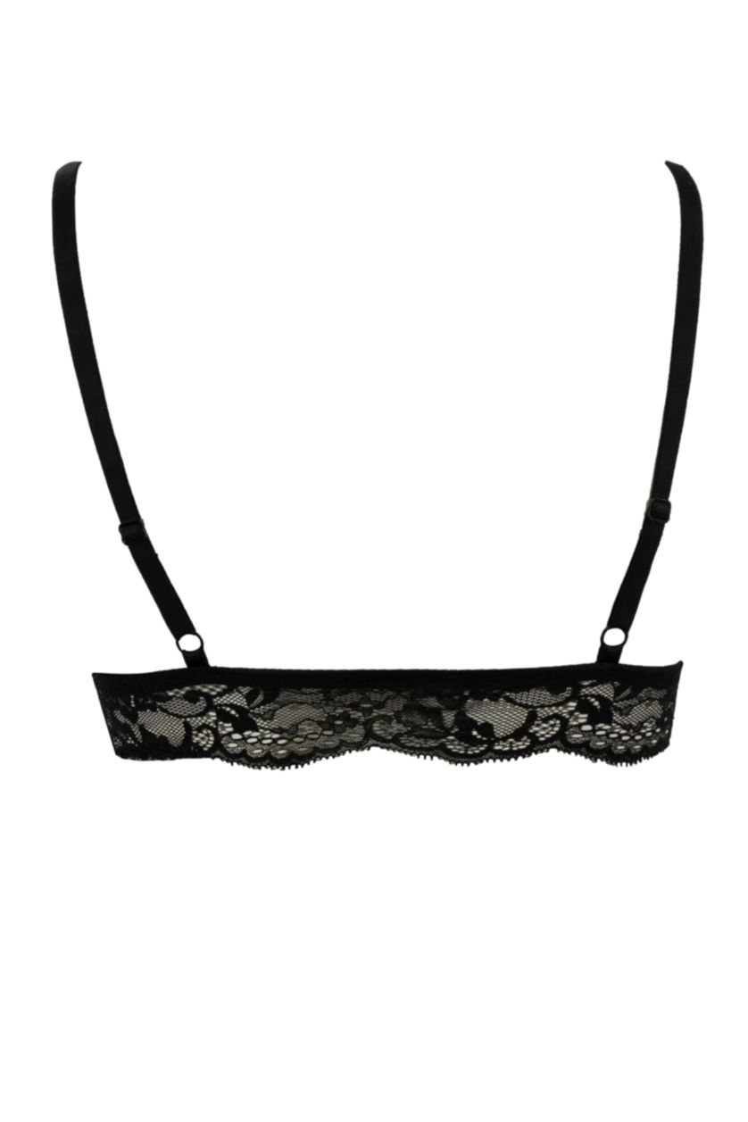 WOMAN Black Fall in Love Full Lace With Pad Bra