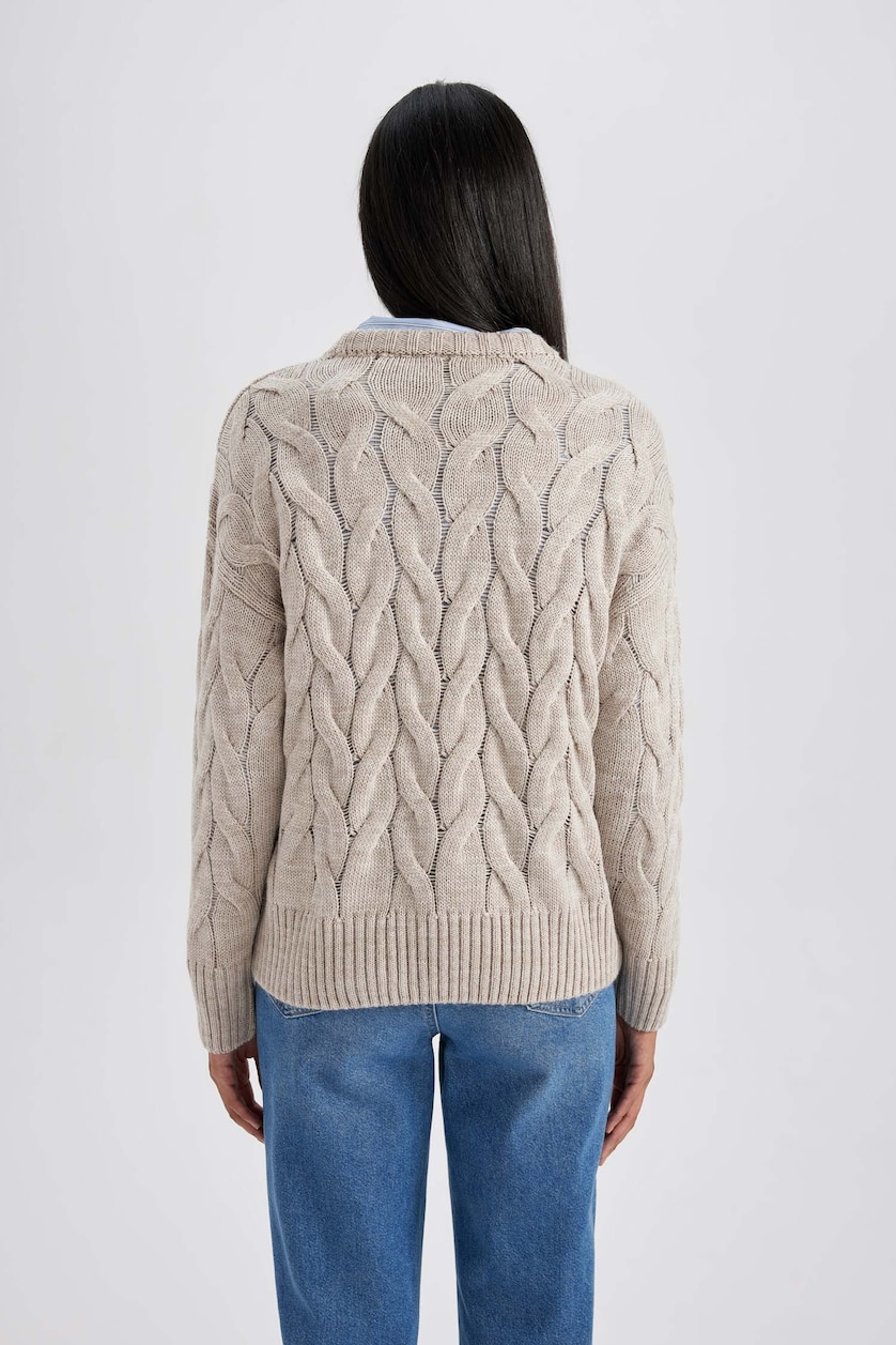 نساء فيزوني Oversize Fit Pullover