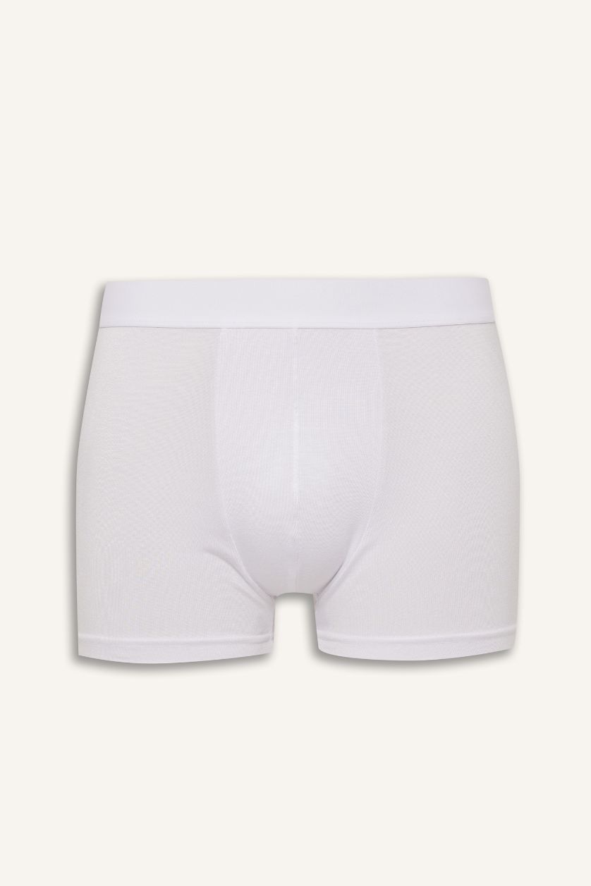 Erkek Beyaz Regular Fıt Modal Boxer