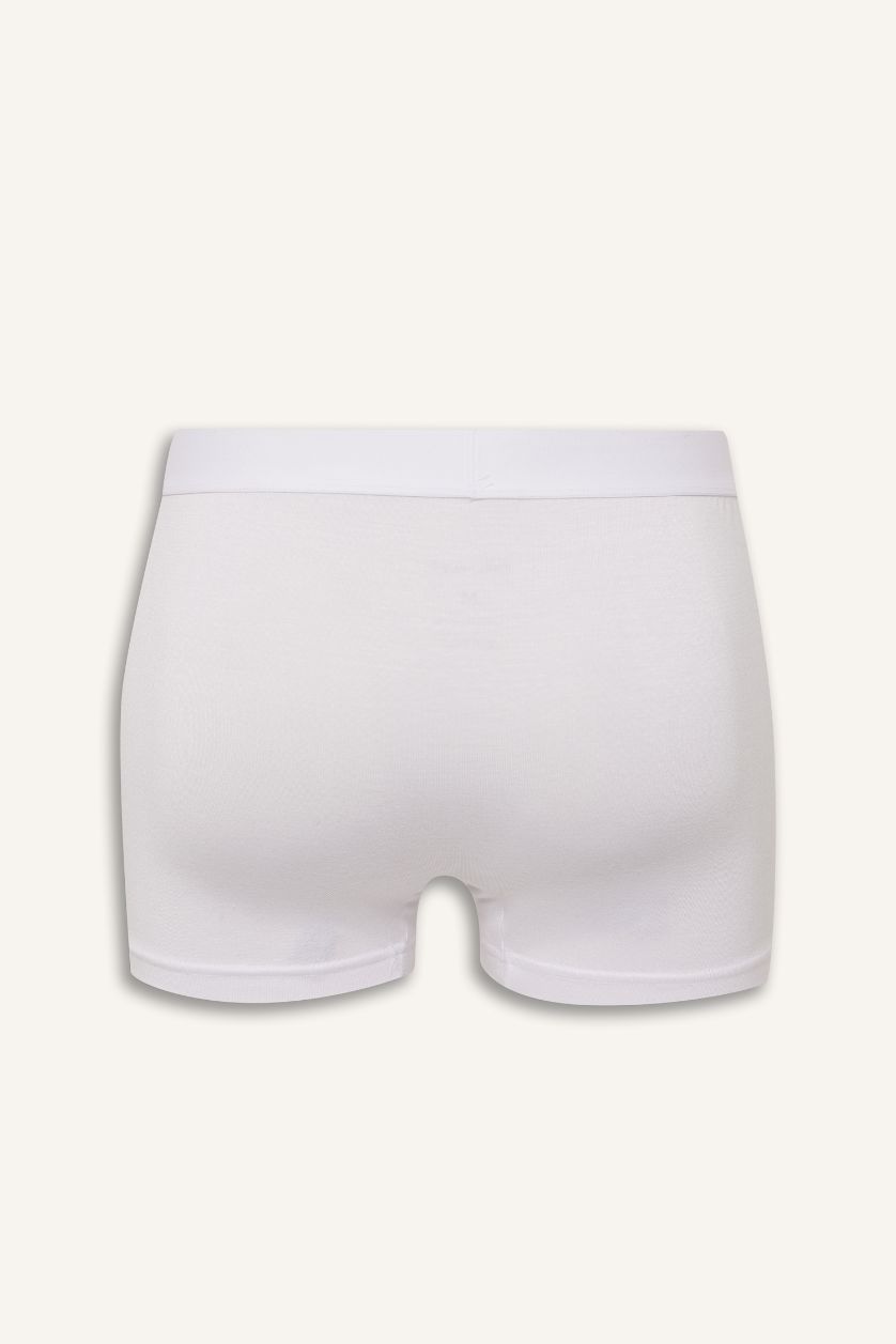 Erkek Beyaz Regular Fıt Modal Boxer