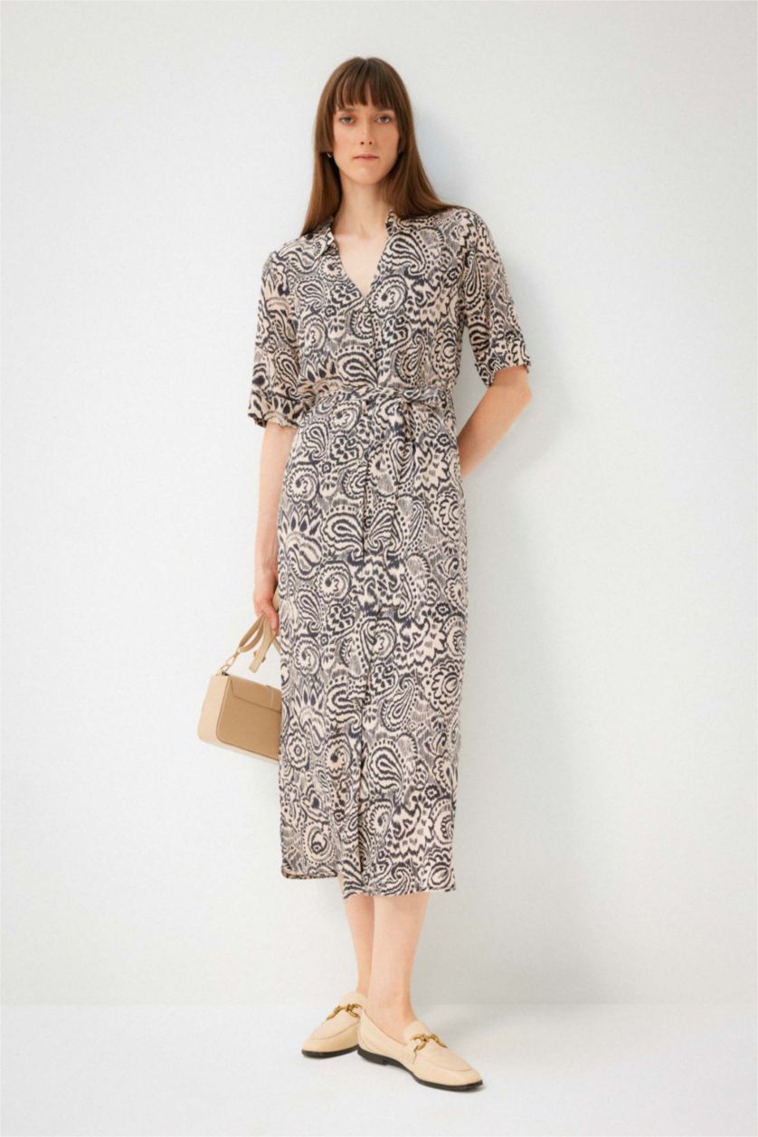 WOMAN Beige Maxi Dress