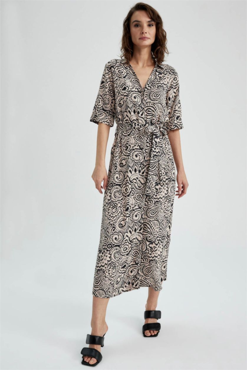 WOMAN Beige Maxi Dress