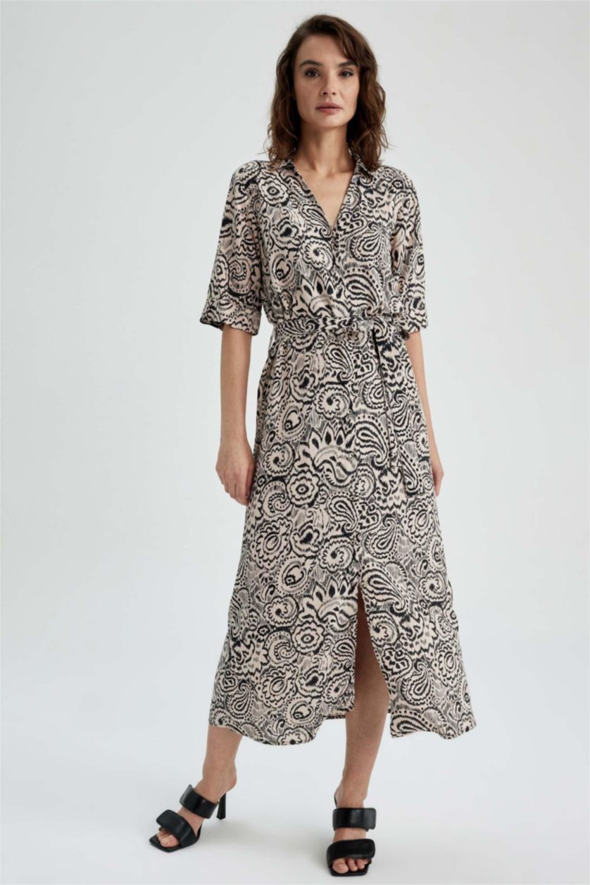 WOMAN Beige Maxi Dress