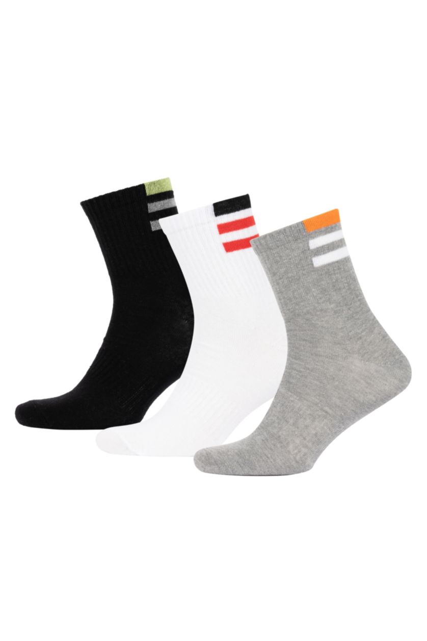 MAN Karma Men Defacto Fit 3 Pack Cotton Short Socks
