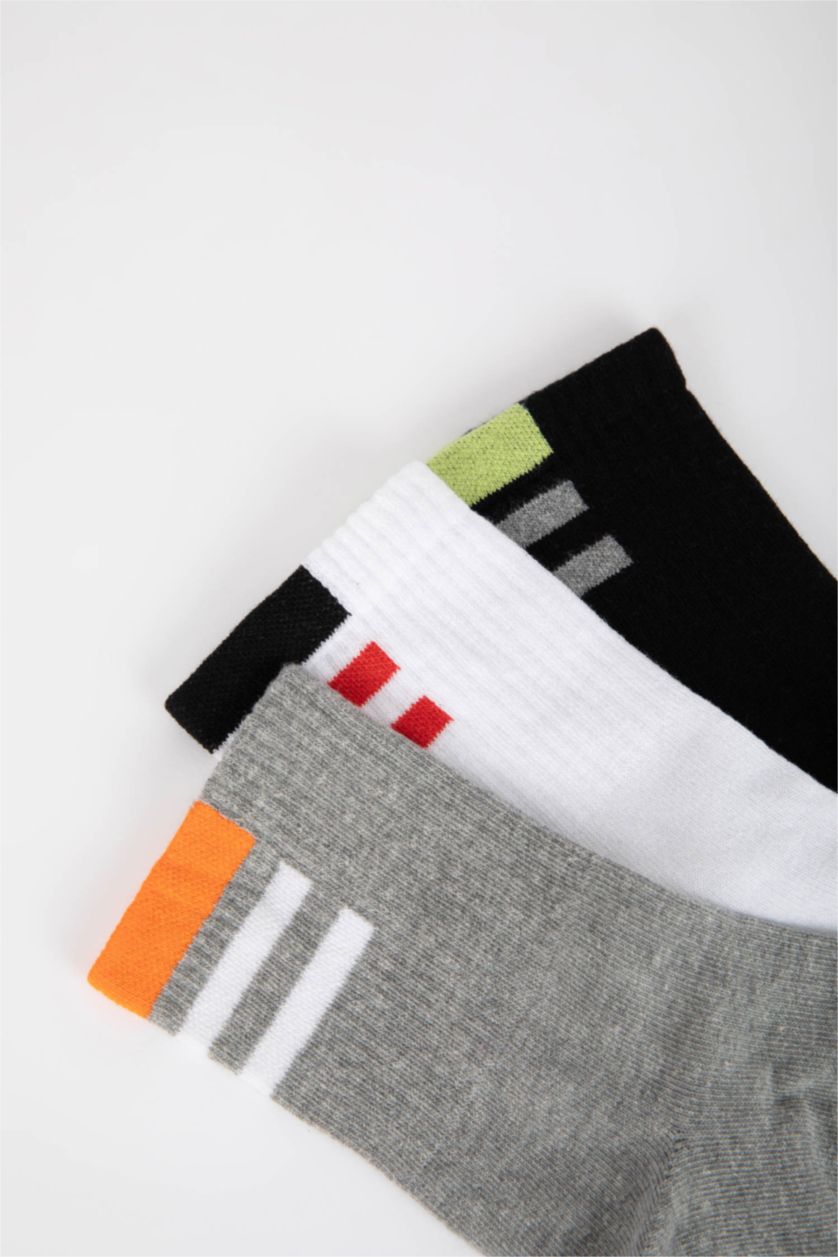 MAN Karma Men Defacto Fit 3 Pack Cotton Short Socks