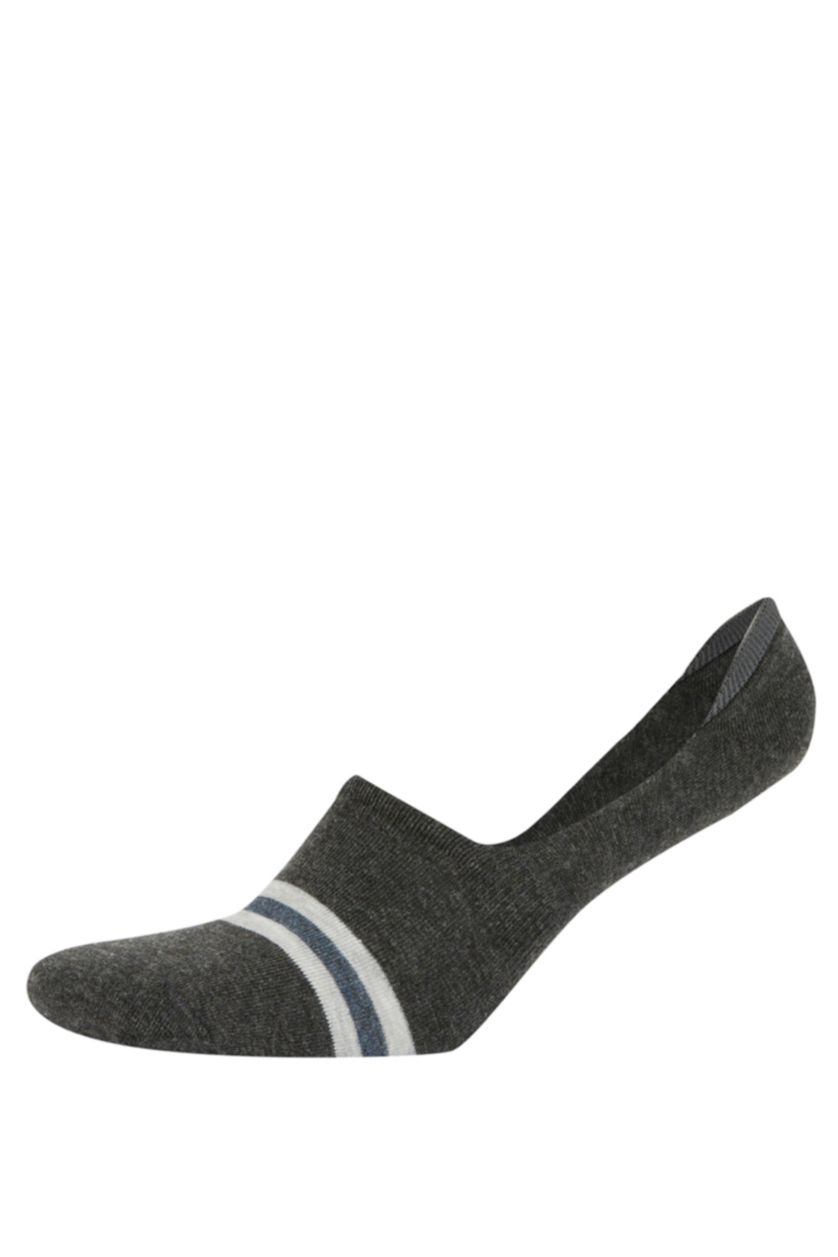 Erkek Karma Erkek Dikişsiz 3'lü Pamuklu Babet Çorap