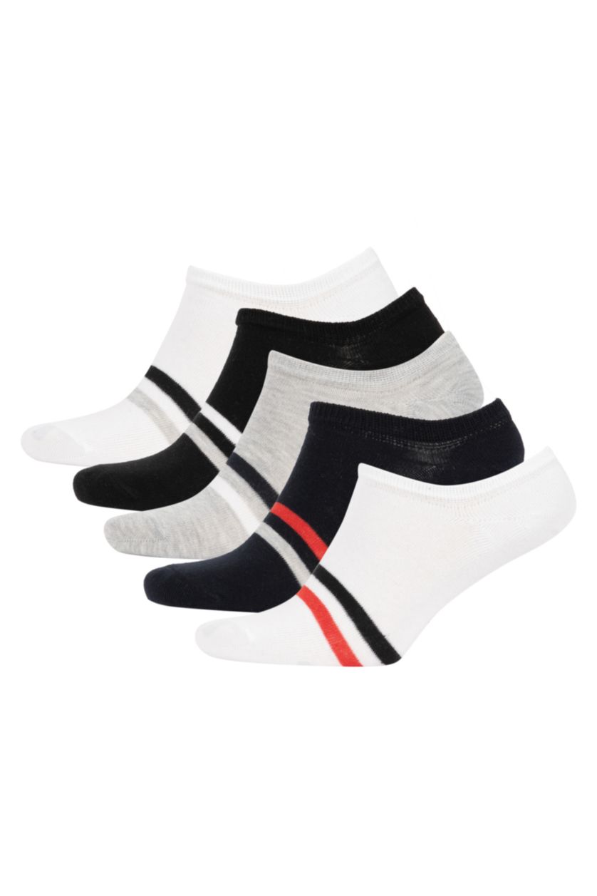 Erkek Karma Erkek 5'li Pamuklu Sneaker Çorap