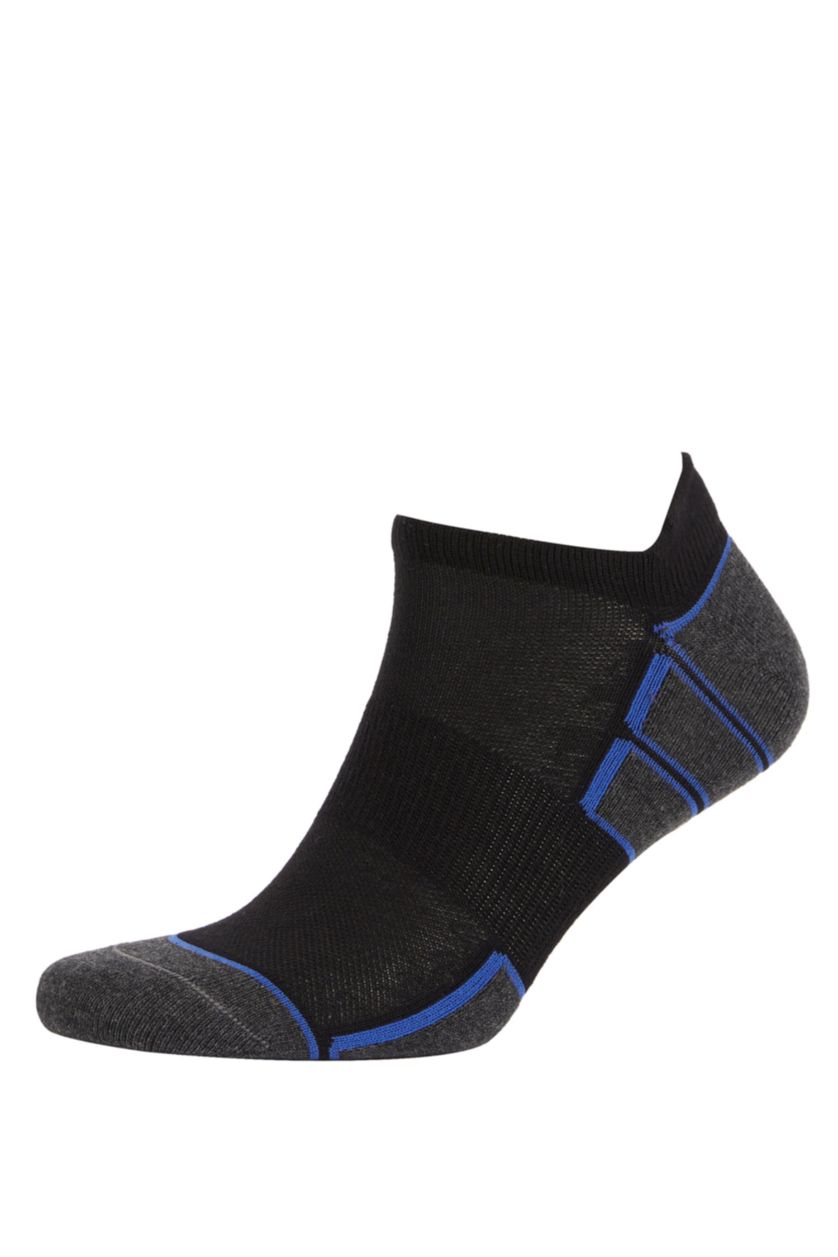 Мужчины Черный Носки из хлопка для мужчин, 3 пары, DeFactoFit