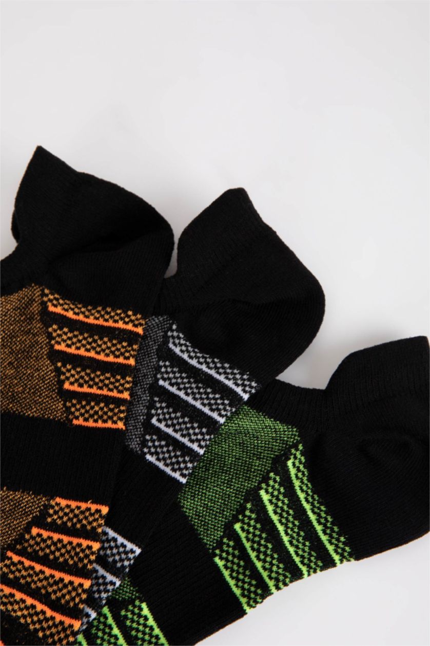 Мужчины Разноцветный Носки из хлопка для мужчин, 3 пары, DeFactoFit