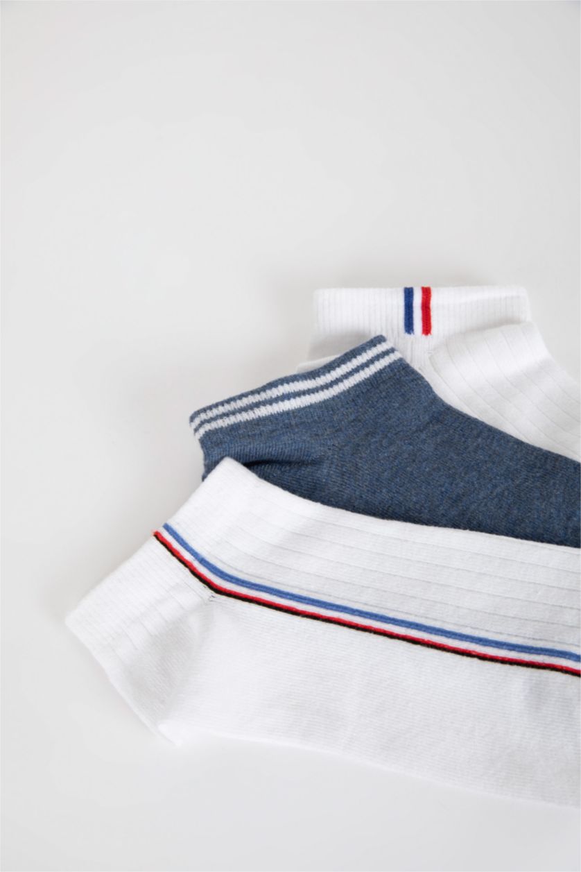 MAN Karma Men 3 Pack Cotton Booties Socks