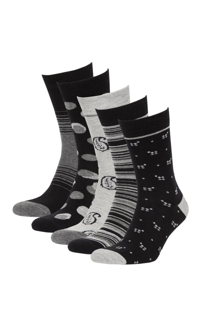 MAN MIXED 5 Piece Cotton Long sock