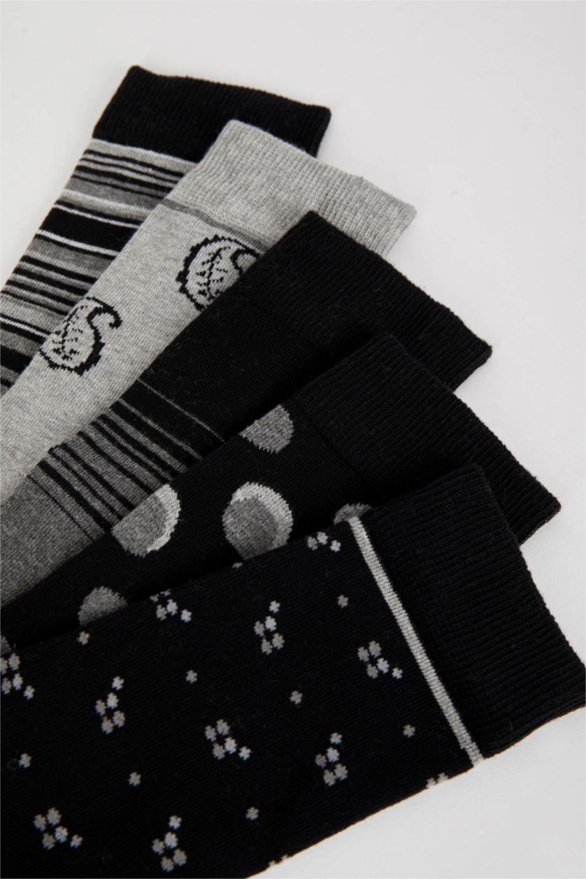 MAN MIXED 5 Piece Cotton Long sock