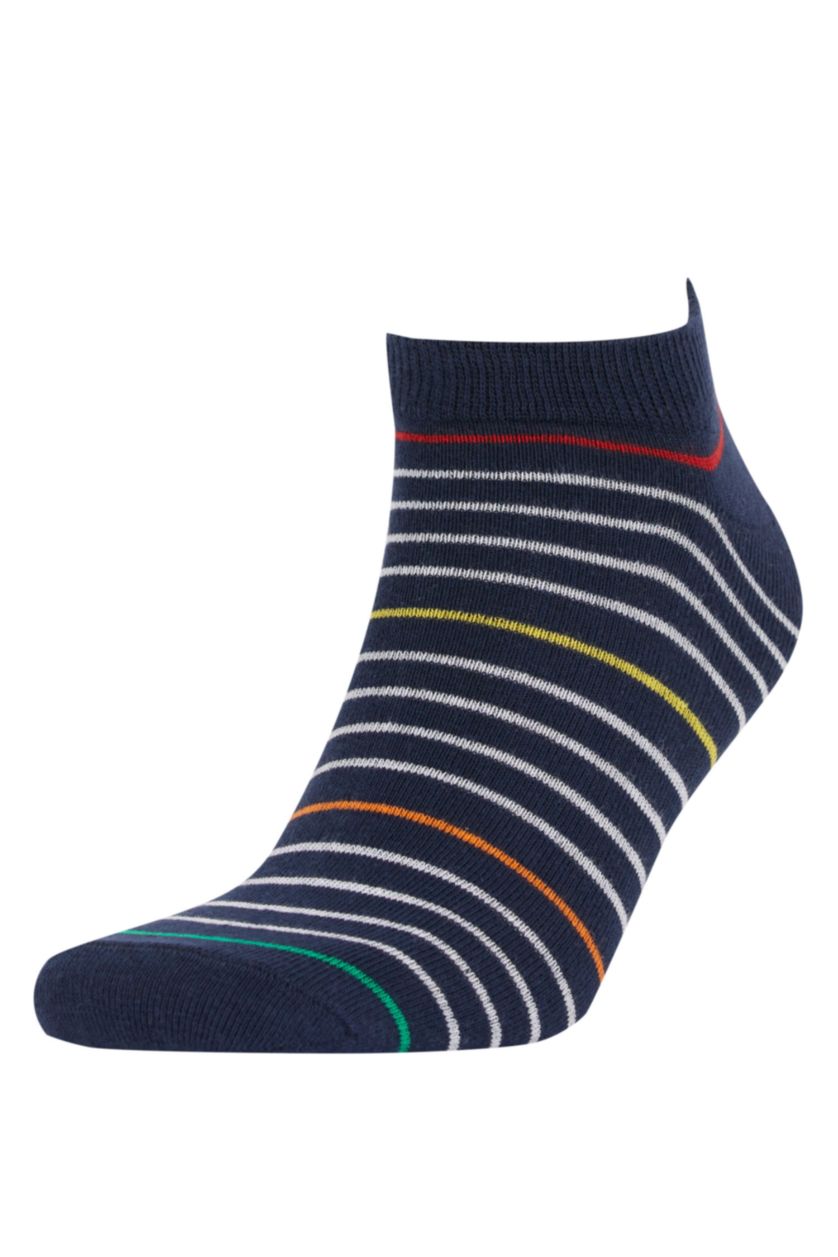 MAN MIXED Men 3 Pack Cotton Booties Socks