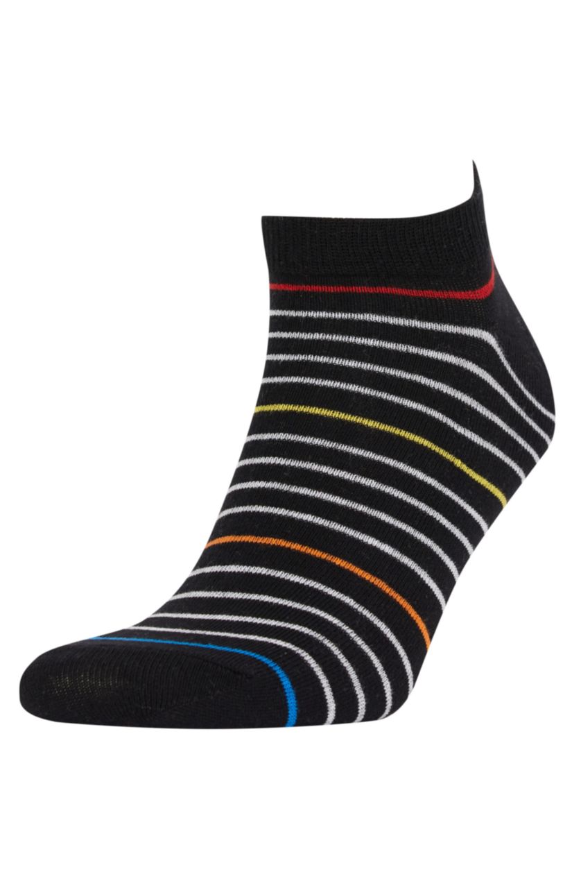 MAN MIXED Men 3 Pack Cotton Booties Socks