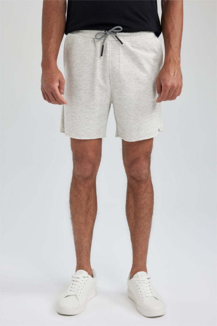 HOMME Gris Clair Short Basique Slim