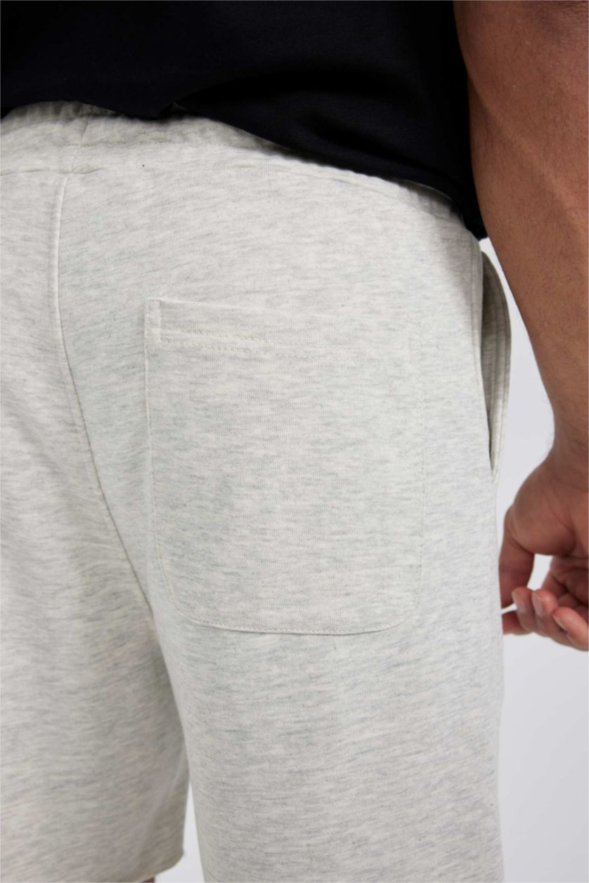HOMME Gris Clair Short Basique Slim