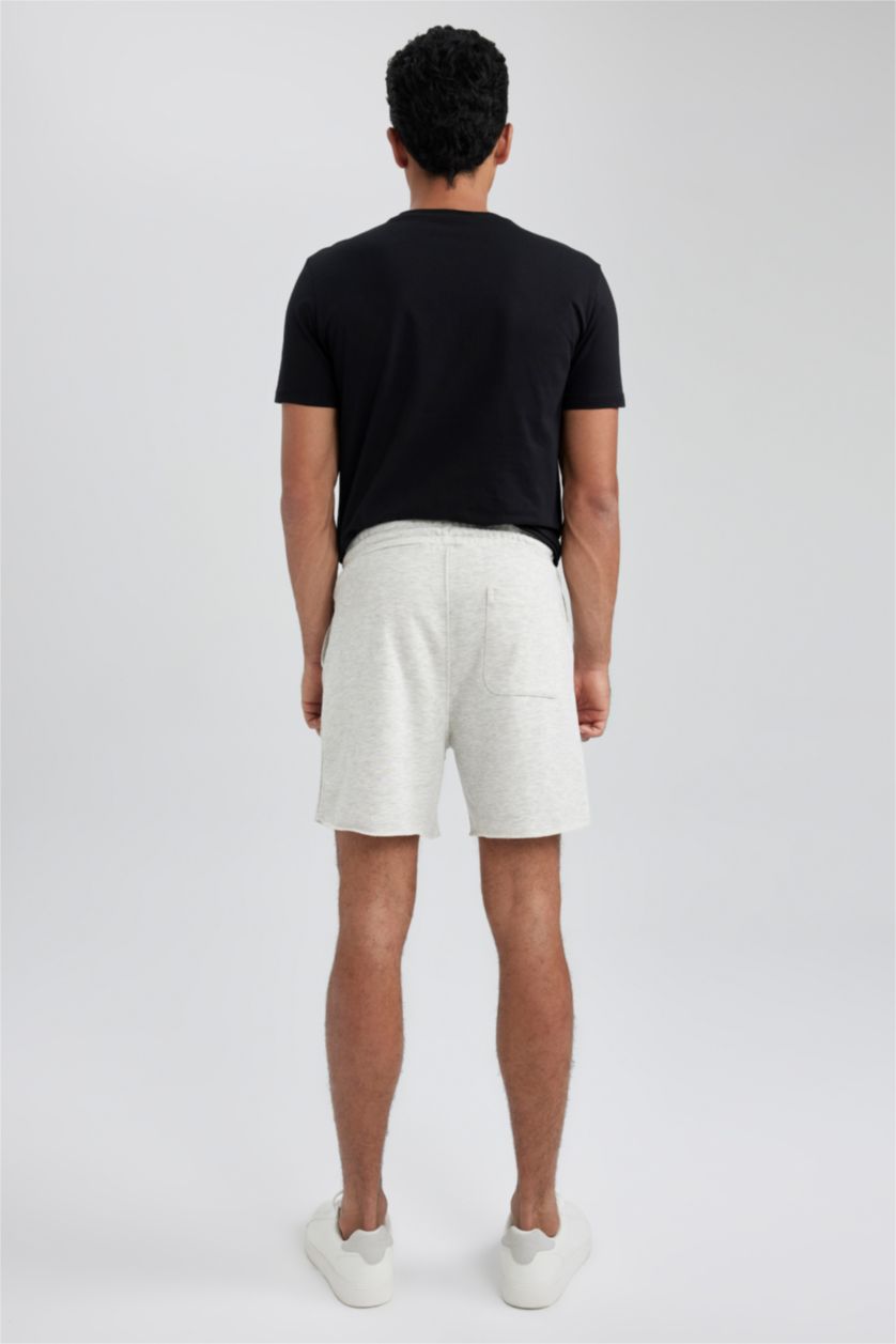 HOMME Gris Clair Short Basique Slim