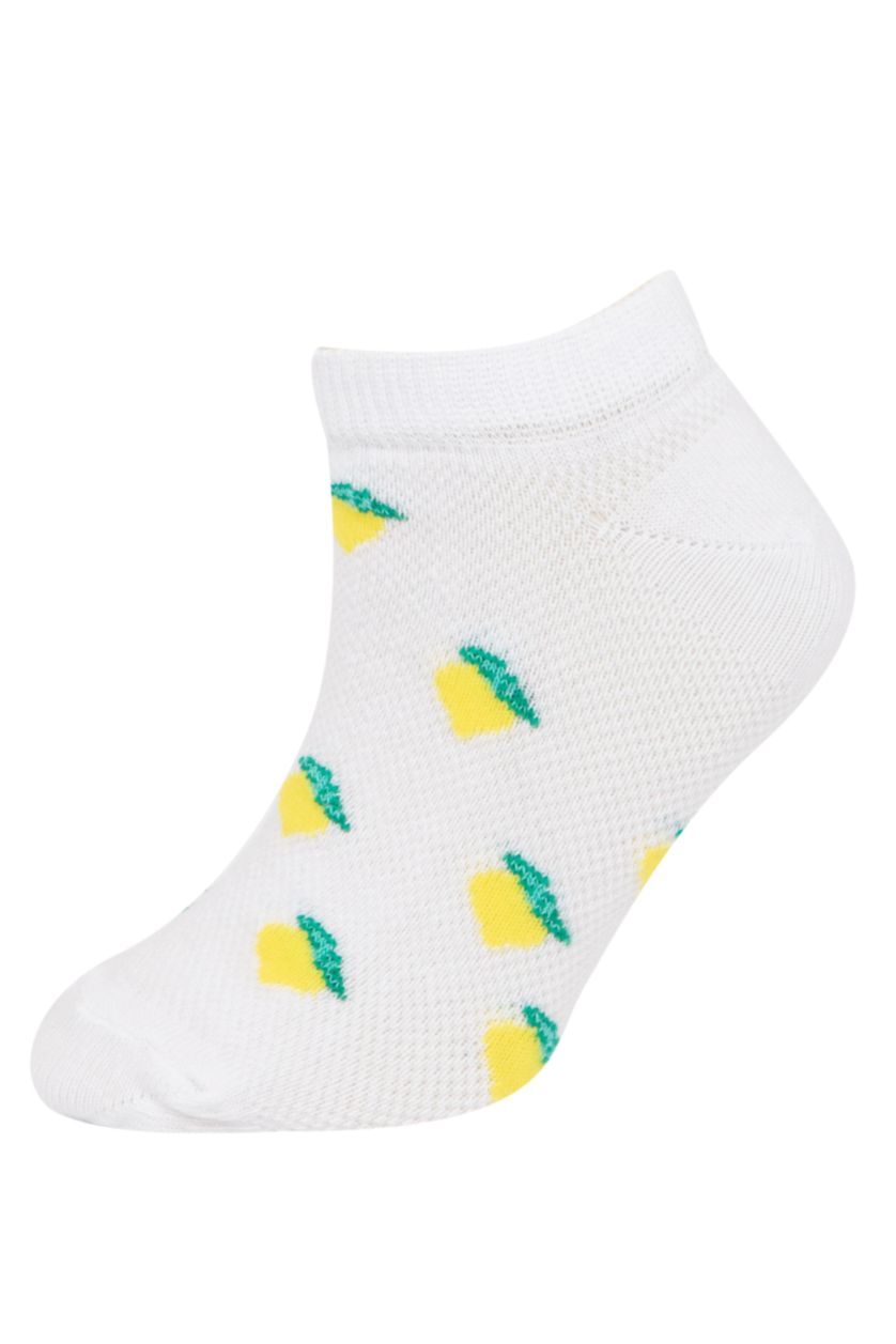 Девочки и подростки Разноцветный Носки из хлопка для девочек, 3 пары