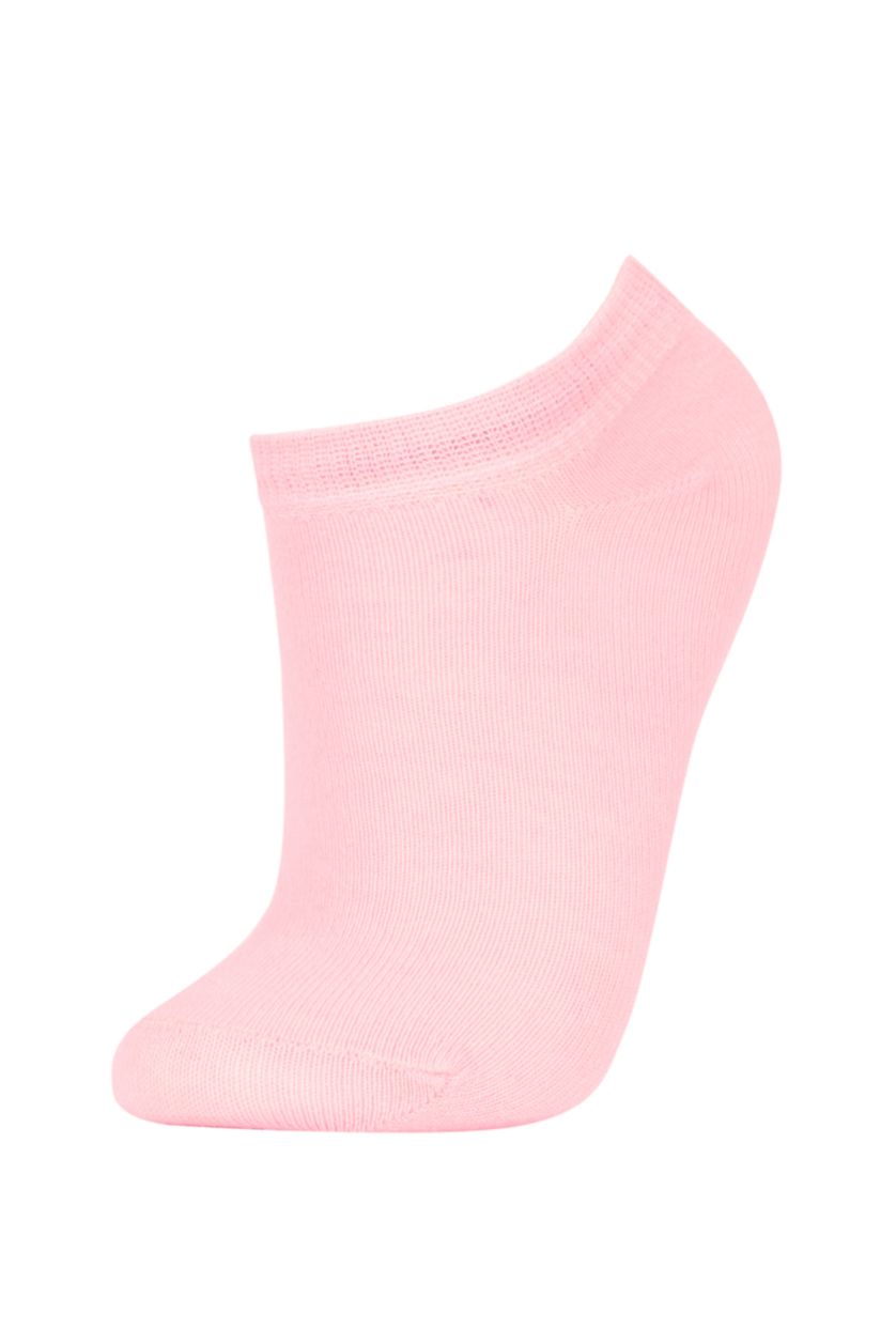 Kız Çocuk - Genç Kız Karma Kız Çocuk Basıc Düz 7'li Pamuklu Patik Çorap