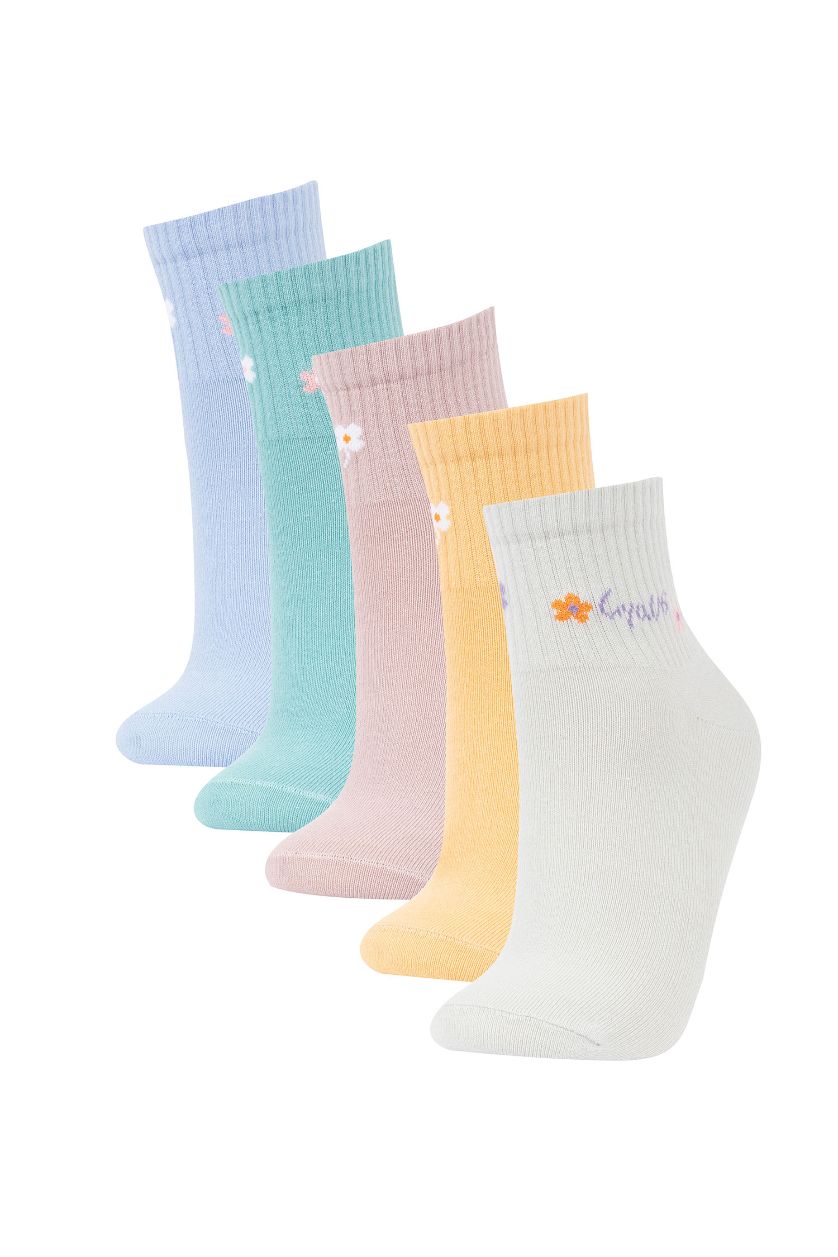 FEMME Karma Lot de 5 paires de chaussettes courtes en coton pour femme
