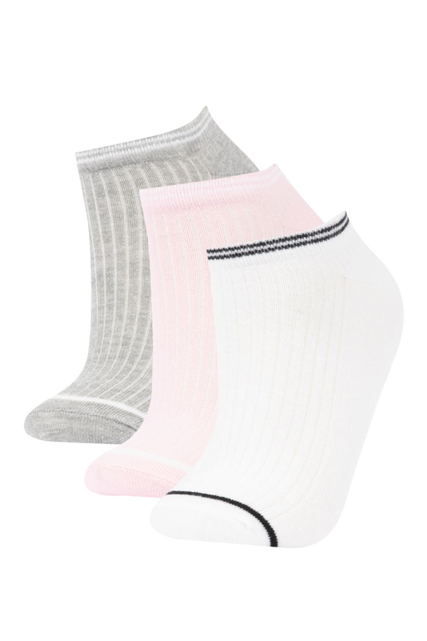 FEMME Karma Lot De 3 Paires De Chaussettes En Coton Defacto Fit Pour Femmes