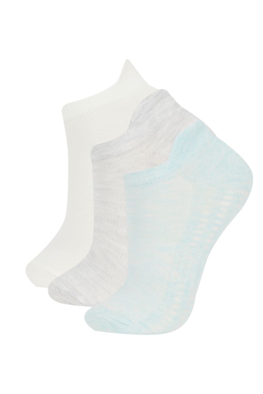 FEMME Karma Lot de 3 paires de chaussettes en coton Defacto Fit pour femme