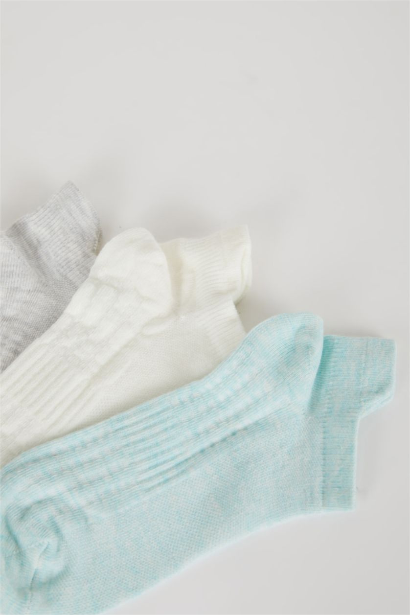 FEMME Karma Lot de 3 paires de chaussettes en coton Defacto Fit pour femme