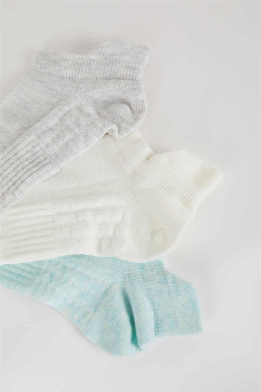 FEMME Karma Lot de 3 paires de chaussettes en coton Defacto Fit pour femme