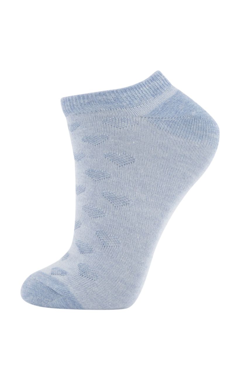 Kadın Karma 3'lü Pamuklu Patik Çorap