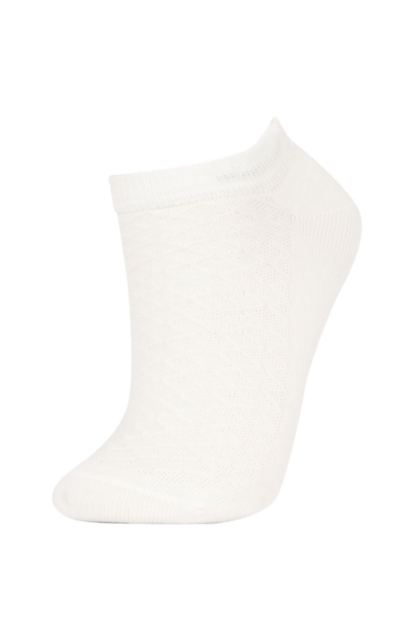 Kadın Karma Kadın 5'li Pamuklu Patik Çorap