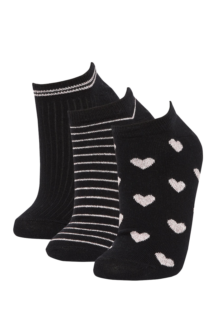 Woman Karma 3 piece Cotton Short Socks