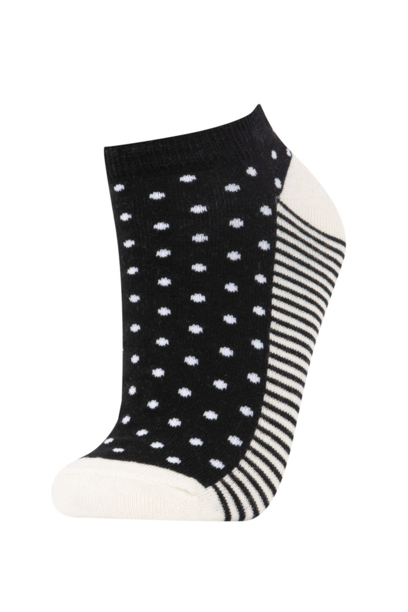 WOMAN Black Women 3 Pack Cotton Booties Socks
