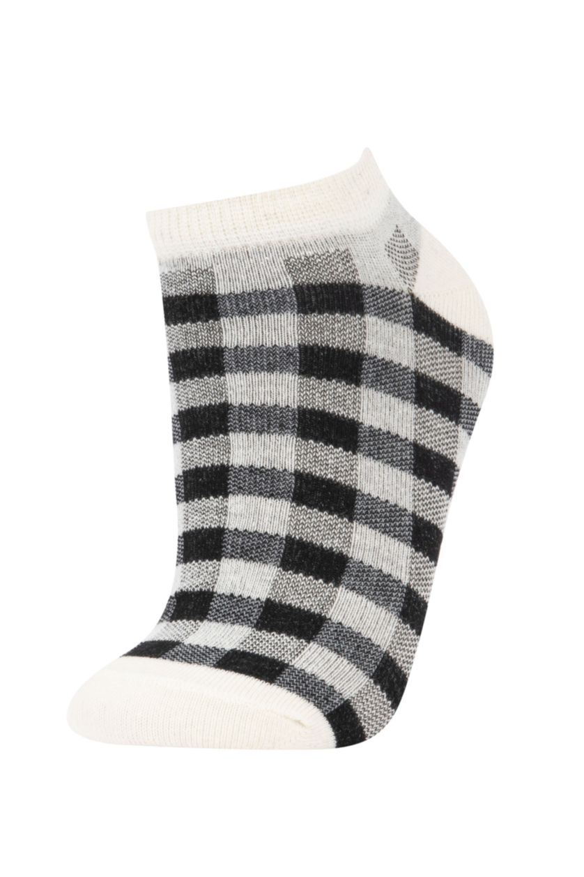 WOMAN Black Women 3 Pack Cotton Booties Socks