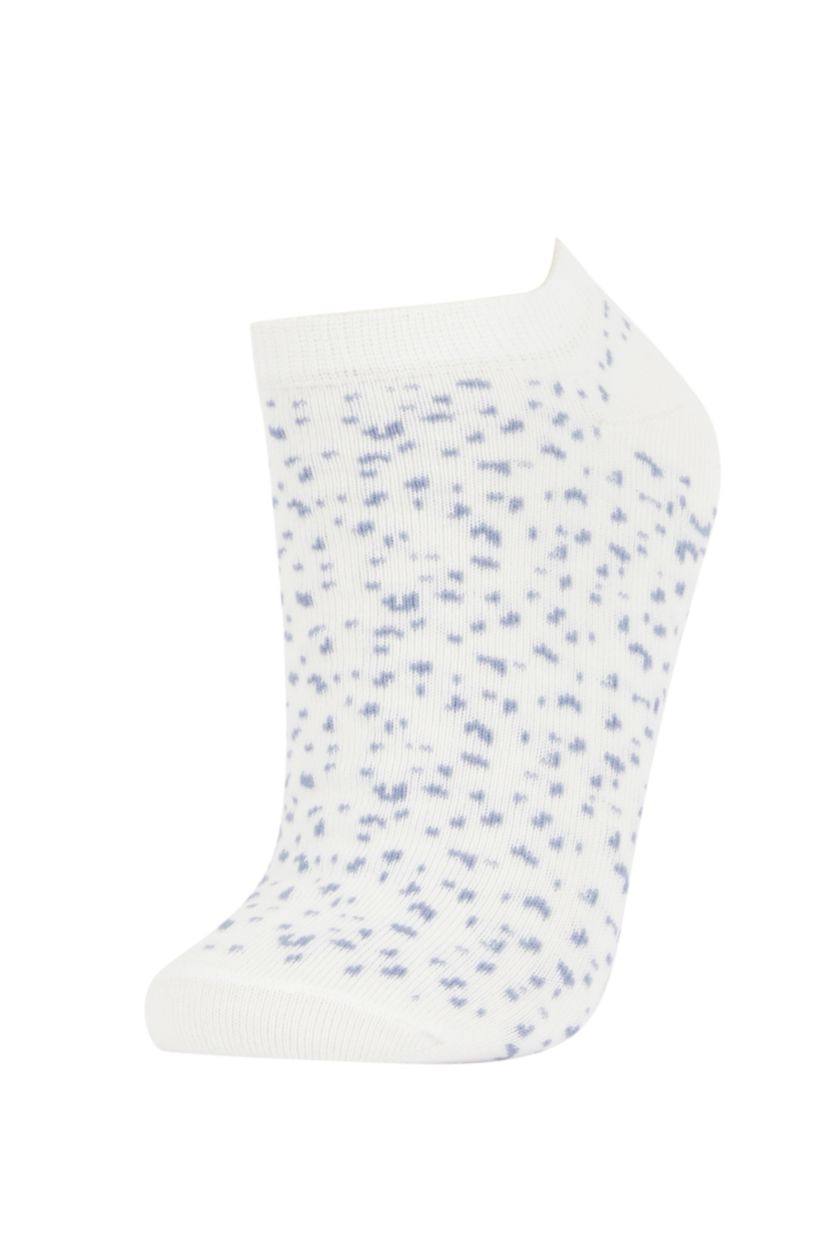 حريمي MIXED شرابات حريمي قصيرة قطن مطبوع - 3 قطع