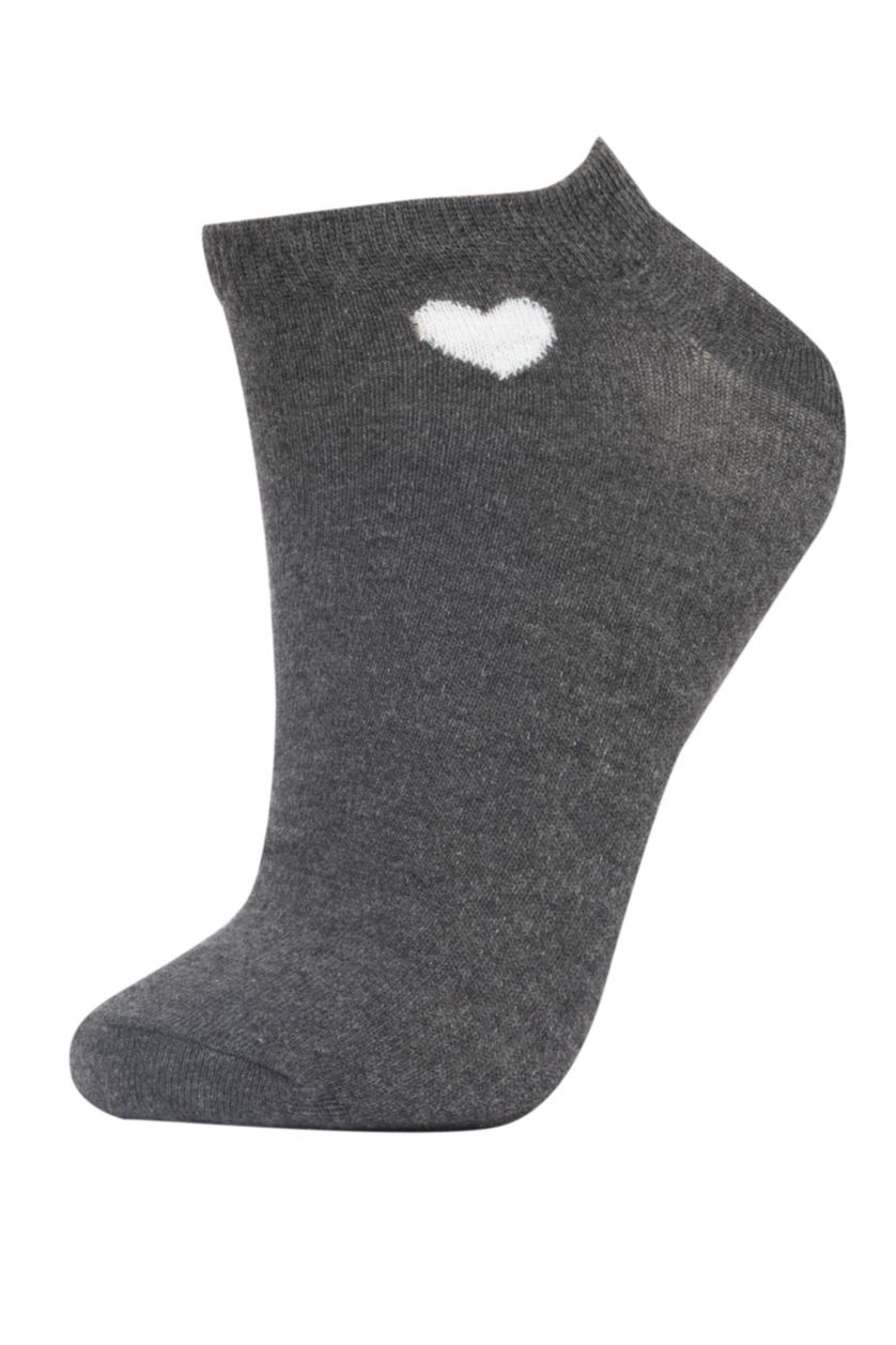 WOMAN MIXED Women 3 Pack Cotton Booties Socks