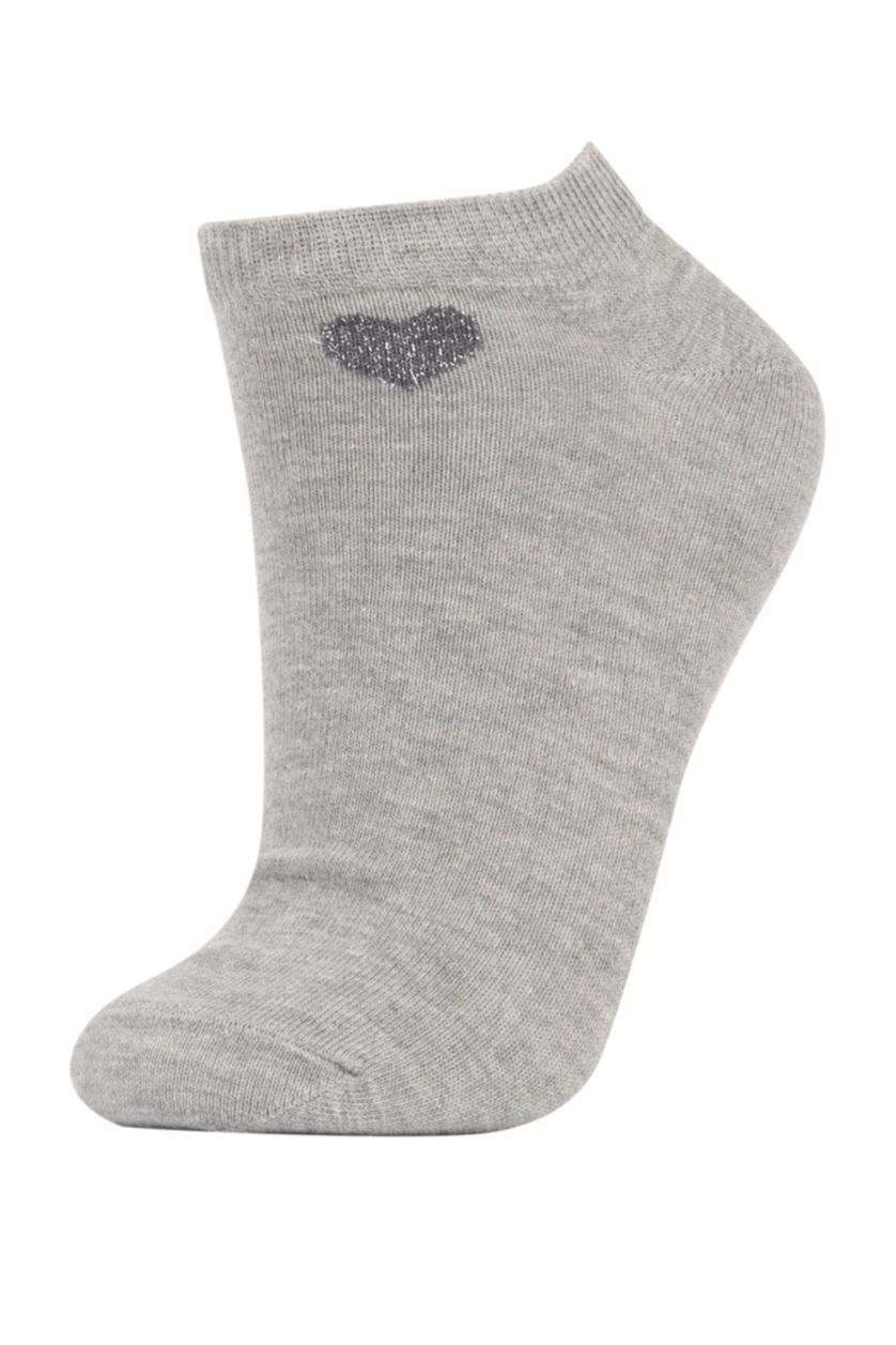 WOMAN MIXED Women 3 Pack Cotton Booties Socks