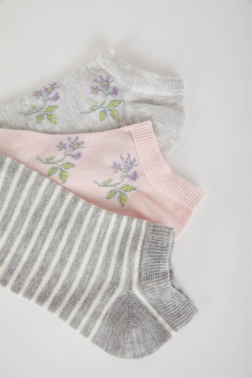 WOMAN MIXED 3 piece Cotton Short Socks