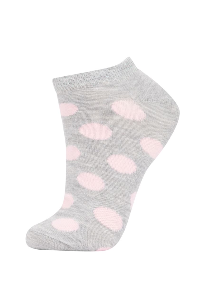 WOMAN MIXED Women 3 Pack Cotton Booties Socks